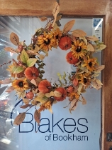 Autumn Pumpkin & Sunflower Wreath